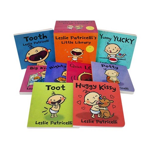 (북메카 영어원서) Leslie Patricelli's Little Library 8 Board Books 레슬리 패트리셀리 보드북, Candlewick Press