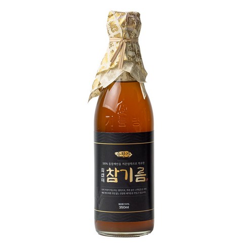 저온압착 수랏간 최선미 참기름, 1개, 350ml