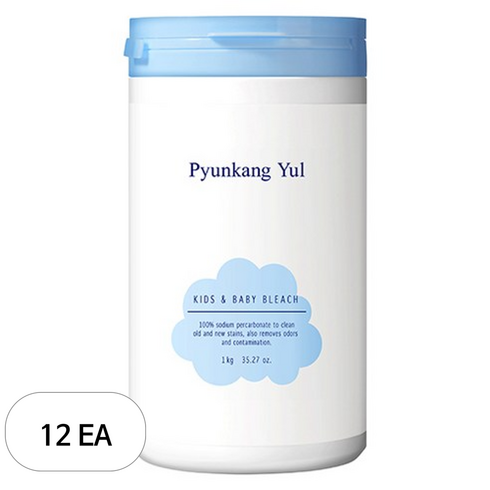 편강율 키즈 앤 베이비 표백제, 1kg, 12개