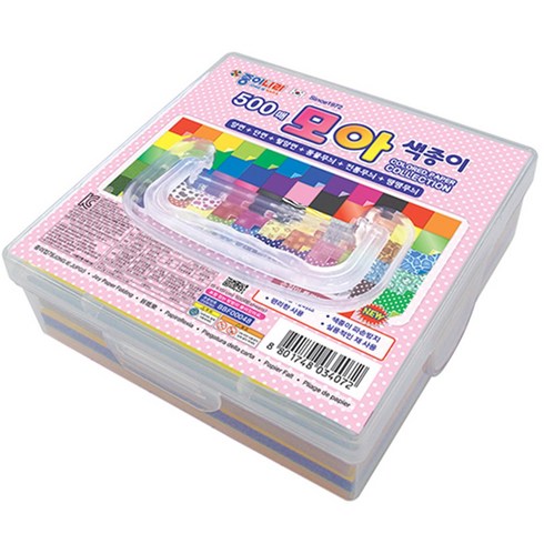 종이나라 모아 색종이, 60색, 1000개