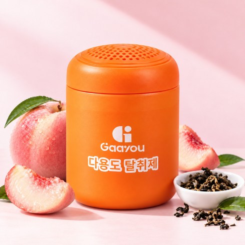 Gaayou 고체 탈취제 피치우롱티 향 실내 방향제 화장실 집안 차량용 신발장 옷장 악취 냄새 제거 우롱차 복숭아향, 1개, 290g