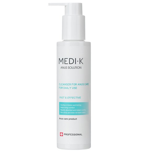 약국입점 메디케이 아누스솔루션 항문세정제 대용량 150ml 가려움 냄새 사타구니 항문전용 여성 남성 청결제 클렌저, 1개