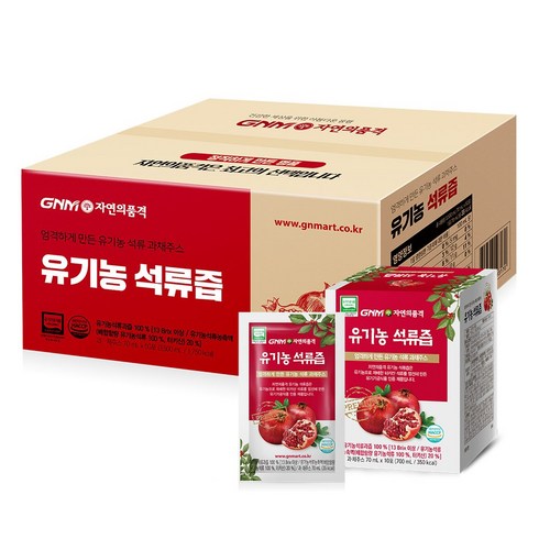 자연의품격 유기농 석류즙, 3.5L, 50개