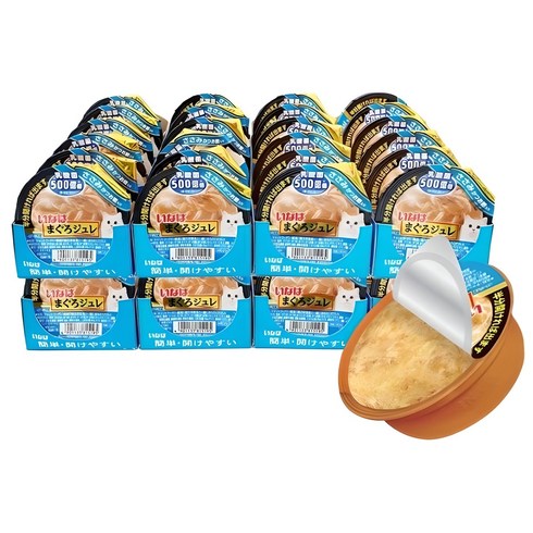 [오늘까까]이나바 마구로쥬레 (유산균) 고양이 컵 간식, 390g, 1세트, 혼합맛(닭가슴살&가다랑어포)