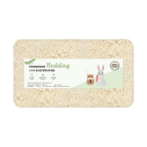 포시즌 편백나무 베딩, 1박스, 2.5kg