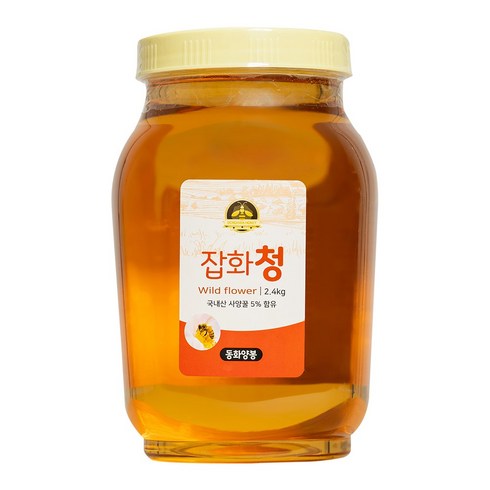 허니 벌꿀 잡화청 대용량, 1개, 2.4kg