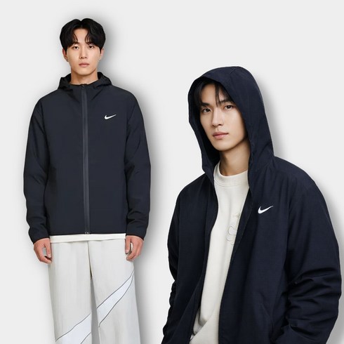나이키 남성 얇은 바람막이 Dri-Fit 후드 경량 윈드러너 자켓
