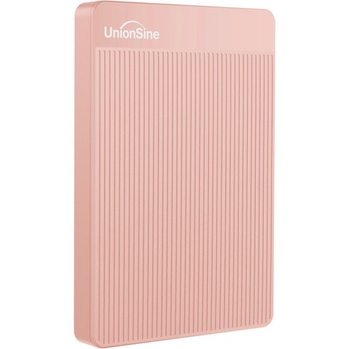 UnionSine 휴대용 외장하드 USB3.0 / 대용량 / 노트북 PC 맥 호환, PINK, 320GB