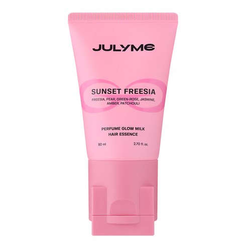 줄라이미 퍼퓸 촉촉한 글로우 밀크 헤어로션 헤어에센스 선셋프리지아 향, 1개, 80ml