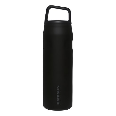 스탠리 아이스플로우 에어로라이트 캡 & 캐리 + 텀블러, 블랙, 710ml, 1개