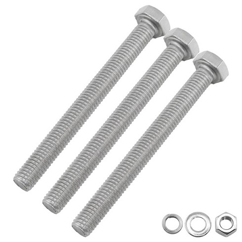 유스툴 스텐 육각 나사 볼트 너트 와셔 포함 SUS 서스 304, 1팩, 140mm, M10