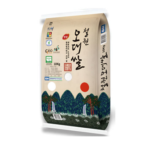 [산지직송] 2025년산 햅쌀 해발250m철원평야 철원오대쌀 [오대미100%], 10kg, 1개