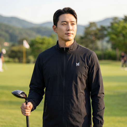 스위스 몽크로스 골프 남성 바람막이 자켓