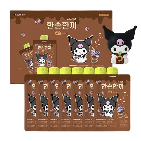 한손한끼 단백질 쉐이크 파우치 프로틴 식사대용, 1세트, 280g