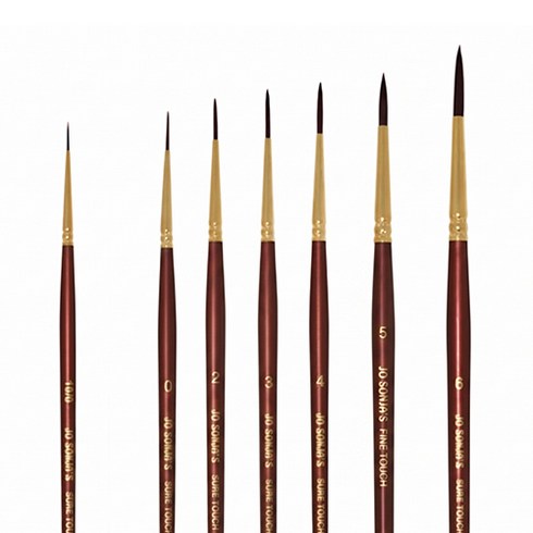 조선자 붓 3020 Sableon Short Liner, 1개, 2호