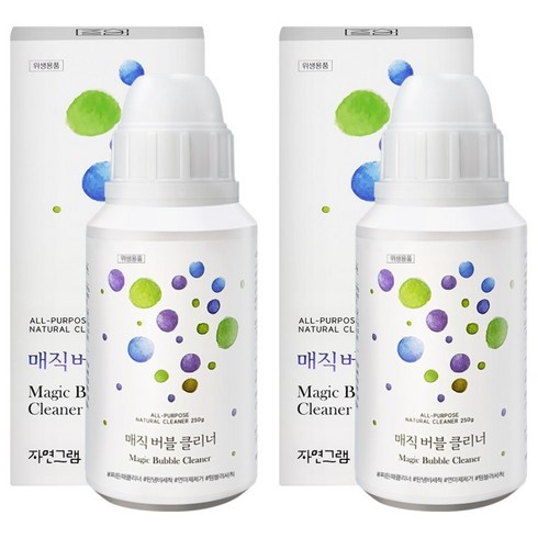 자연그램 매직버블클리너, 250g, 2개