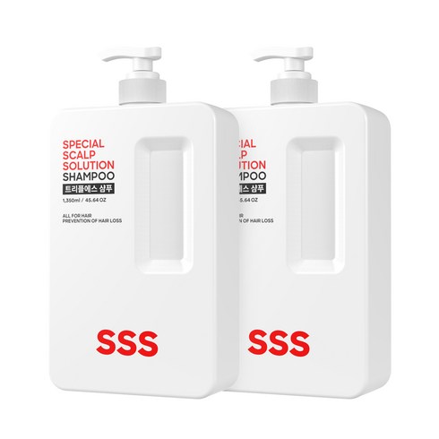 트리플에스 약산성 탈모샴푸, 1.35L, 2개