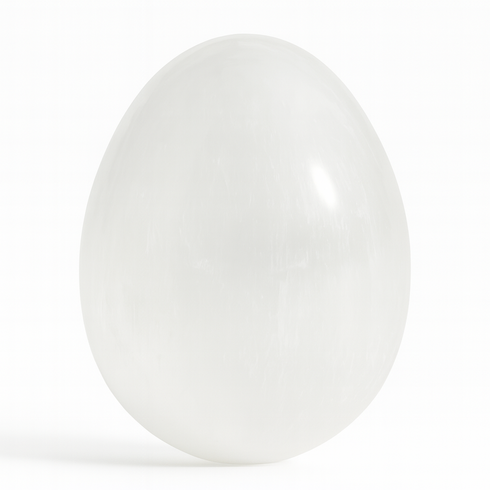 천연 백수정 원석 클리어쿼츠 에그 파워스톤 명상돌 55~60g