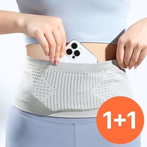 비삼육오 스마트폰 러닝 벨트 2개, 블랙, 1세트