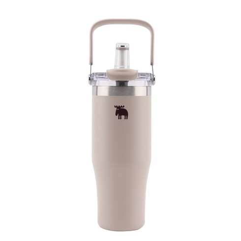 MOZ 모즈스웨덴 포스코 316 스텐 포터블 휴대용 대용량 텀블러, 1개, 900ml, 오트밀베이지