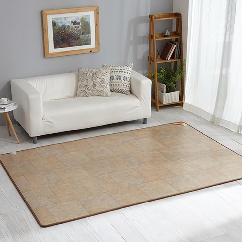 HanilMedical 카본열선 탄소우드 거실용 온돌마루 전기매트 화이트브릭 RK-2700, 270(183 x 270 cm)