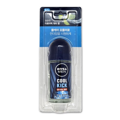 니베아 맨 쿨킥 롤온 데오드란트, 50ml, 6개