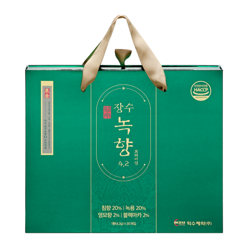 익수제약 장수녹향 침향환 정품, 1박스, 126g