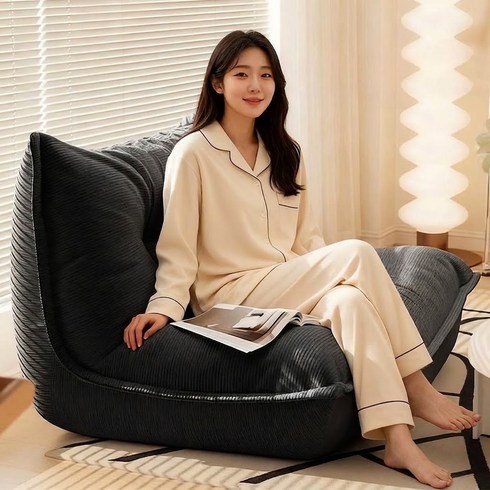 하루꿈 토고 쇼파 1인 리클라이너 인테리어 소파 거실 침실 베란다 테라스 편안한 안락 의자, 그레이