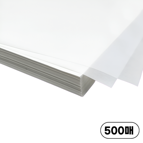 유산지 18x16.5 베이킹 업소용 미니케이크 펄프도시락 기름종이 노루지 포장지, 1개, 500개입