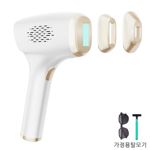 PYHO 3in1 가정용 제모기기 빙점제모기 무통빙점제모 실키헤어교환식 레이저 제모기, T906, IPL