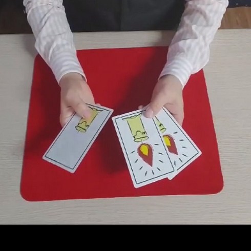 [요술팡팡] 마술카드매직 저절로 켜지는 양초그림 카드마술 CARD MAGIC, 1개