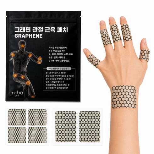 모바랩 그래핀 관절 근육 허리 근육통 완화 패치, 1개, 36매