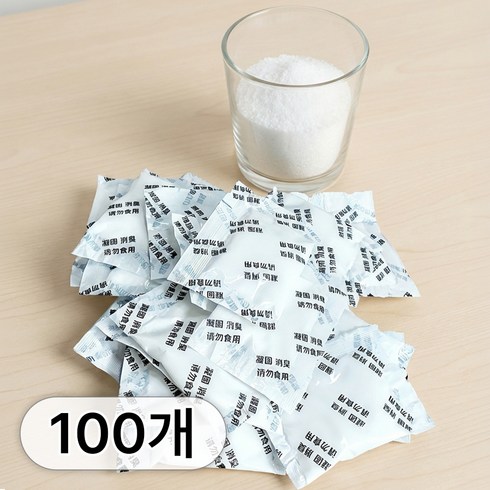 투데이리빙 100개 세트 휴대용 소변응고제 캠핑 여행 차박 긴급 비상 용변 배변 화장실 노지 라이딩 임시 간이 이동식 변기, 화이트