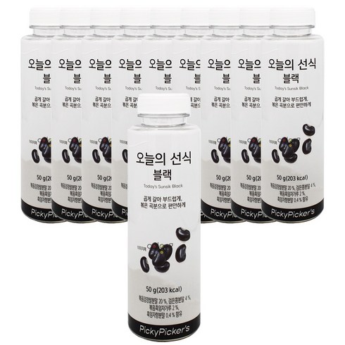 오늘의선식 블랙, 10개, 50g