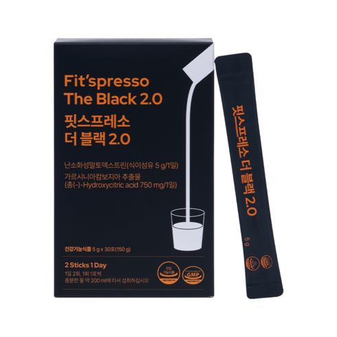 자유다방 핏스프레소 다이어트 커피 더 블랙 2.0 아메리카노맛, 1개, 150g