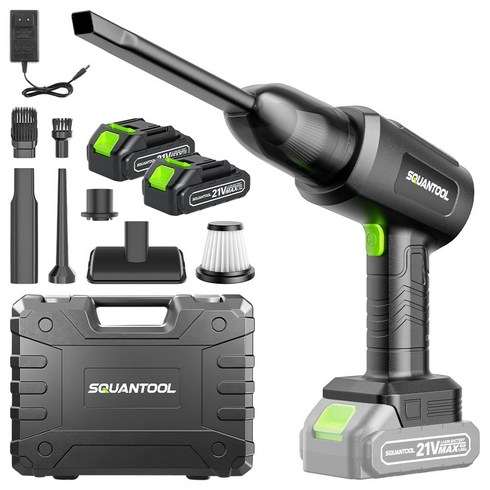 SQUANTOOL 강력 무선 핸디 차량용 청소기 터보 제트 블로워 무선 에어건 초고속 160 000RPM 휴대용 캠핑/자동차 세차/청소용, X170, A타입