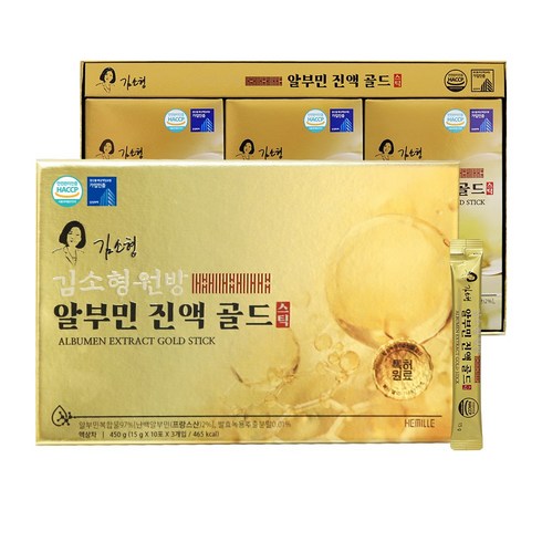 김소형원방 알부민 진액 골드 30포 (특허성분) + 선물 쇼핑백 포함, 30개, 15g