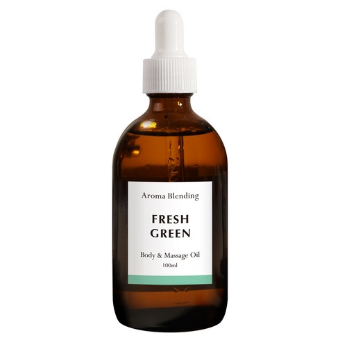소소코 100% 천연 블랜딩 아로마 바디오일 마사지오일 라이트버전, 1개, 100ml, 1-1. 프레쉬그린_라이트버전