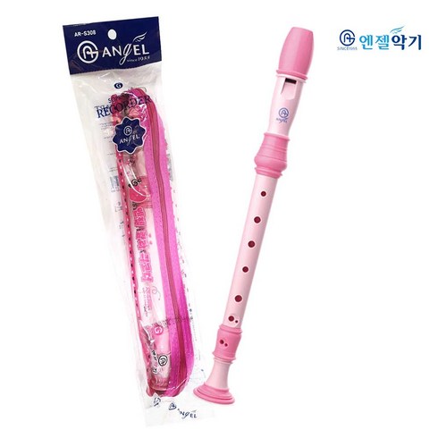 엔젤악기 칼라리코더 저먼 핑크 AR-S308 G, 분홍색, 1개