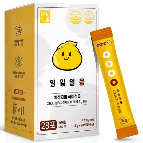 New 일일일응 변비움 쾌변엔 차전자피 식이섬유 1BOX, 140g, 1개