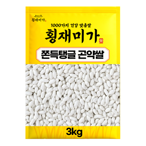 [횡재미가] 쫀득탱글 곤약미 기능성쌀 곤약쌀, 3kg, 1개
