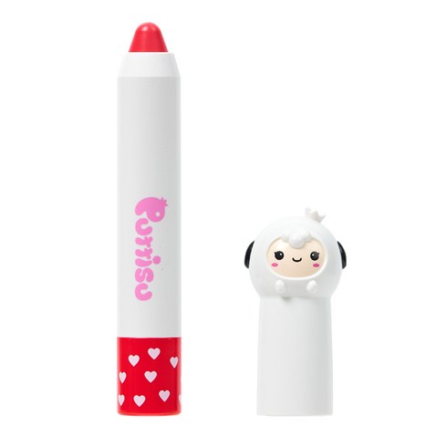 뿌띠슈 버터 립크레용 07 어썸베리, 딸기향, 2.5g, 1개