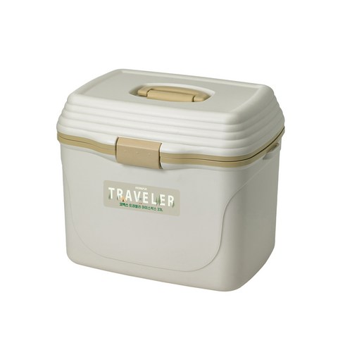 코멕스 캠핑 아이스탱크, 베이지 브라운, 23L