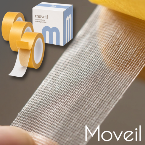 모브아일 자국없는 초강력 투명 만능 양면 테이프 고접착 30mm*5M, 3개, MOV옐로우
