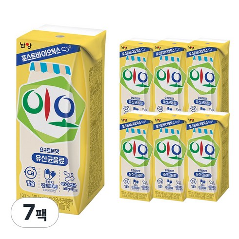 이오 유산균음료 190ml 7개입