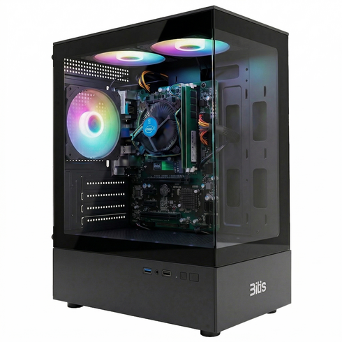 게이밍컴퓨터 조립PC 데스크탑 본체, 블랙, 2번 사무용 중급 i5-6500, 240GB, 16GB, WIN11 Home