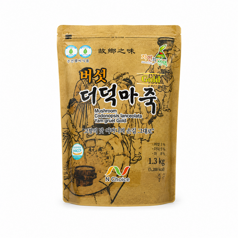 (주)엔초이스 엔초이스 버섯더덕 마죽, 2개