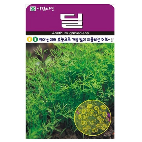 아람종묘 허브 딜 씨앗 300p, 1개