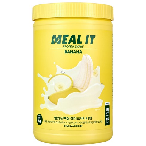 밀잇 단백질 쉐이크 바나나맛, 560g, 1개
