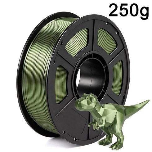 PLA 실크 골드 실버 3d 프린터 소모품 실크 1.75mm 250G 3D 프린터 재료 비단 브론즈 자색 구리 실크 로즈골드 pla 인쇄 리필 필라멘트 진공 포장 250g, PLA 실크 브론즈